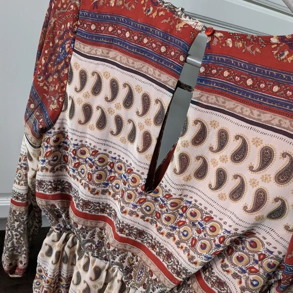 Chic trendy bohemian romper size small Sienna Sky - Picture 7 of 8